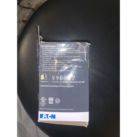 5 Button Program Timer Cooper Wiring Device PT18M-BK Unv 1800W 120V 15 - Picture 4 of 4